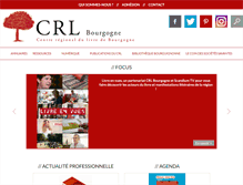 Tablet Screenshot of crl-bourgogne.org